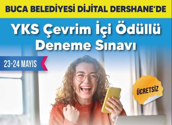 Buca Belediyesi’nden Öğrencilere Ücretsiz Deneme Sınavı Desteği