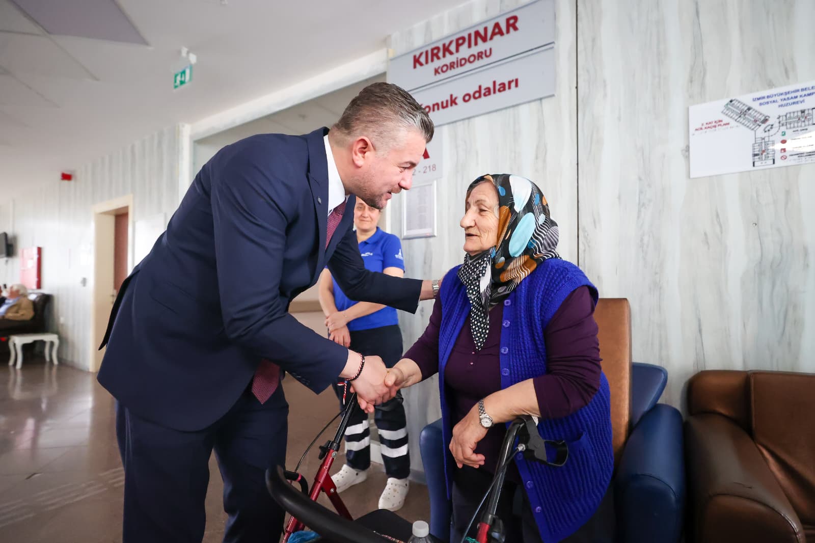 Başkan Görkem Duman’dan Huzurevine Bayram Ziyareti