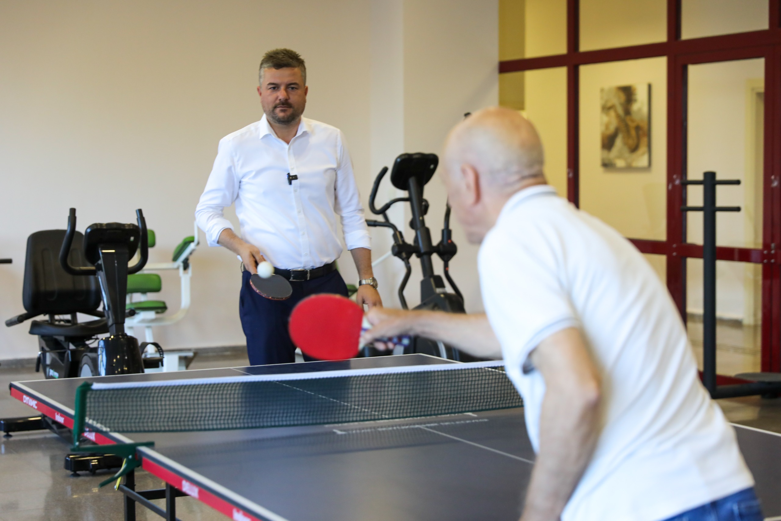 Başkan Duman bayramın ilk ziyaretini huzurevine gerçekleştirdi