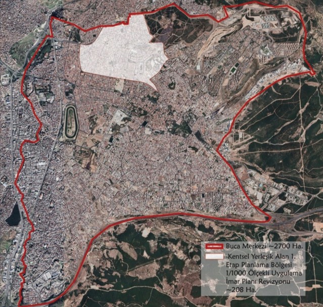 Buca İlçesi 1. Etap Planlama Bölgesi Yaklaşık 208 Hektarlık Alana İlişkin Revizyon 1/1000 Ölçekli Uygulama İmar Planı